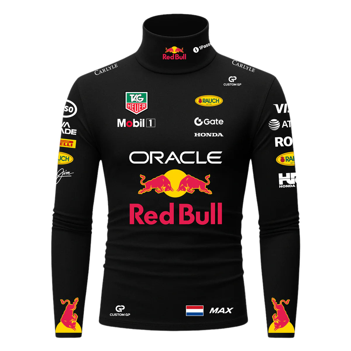 Camiseta Masculina Max Verstappen Preto - 2025