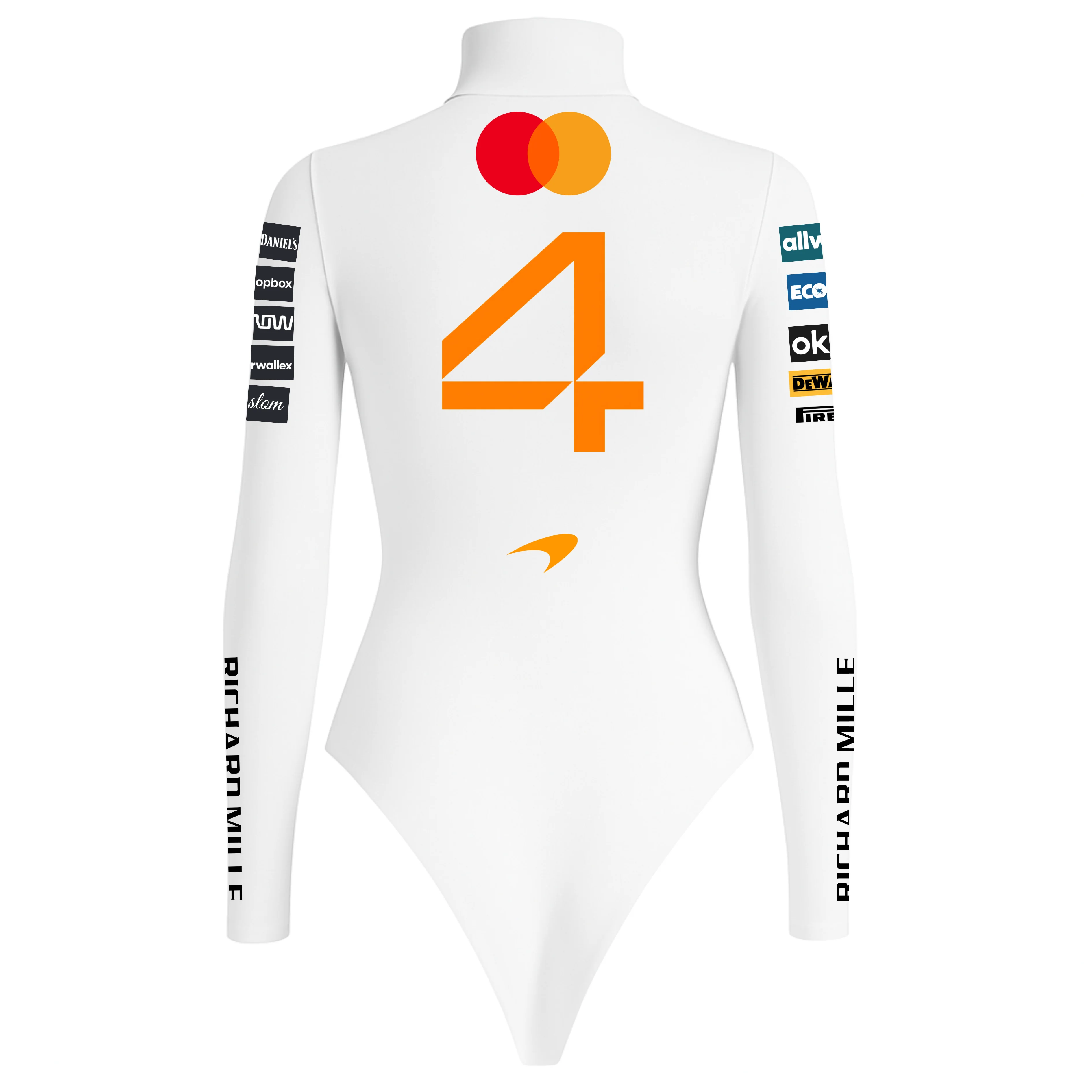 Body Lando Norris Mclaren Branco - 2025