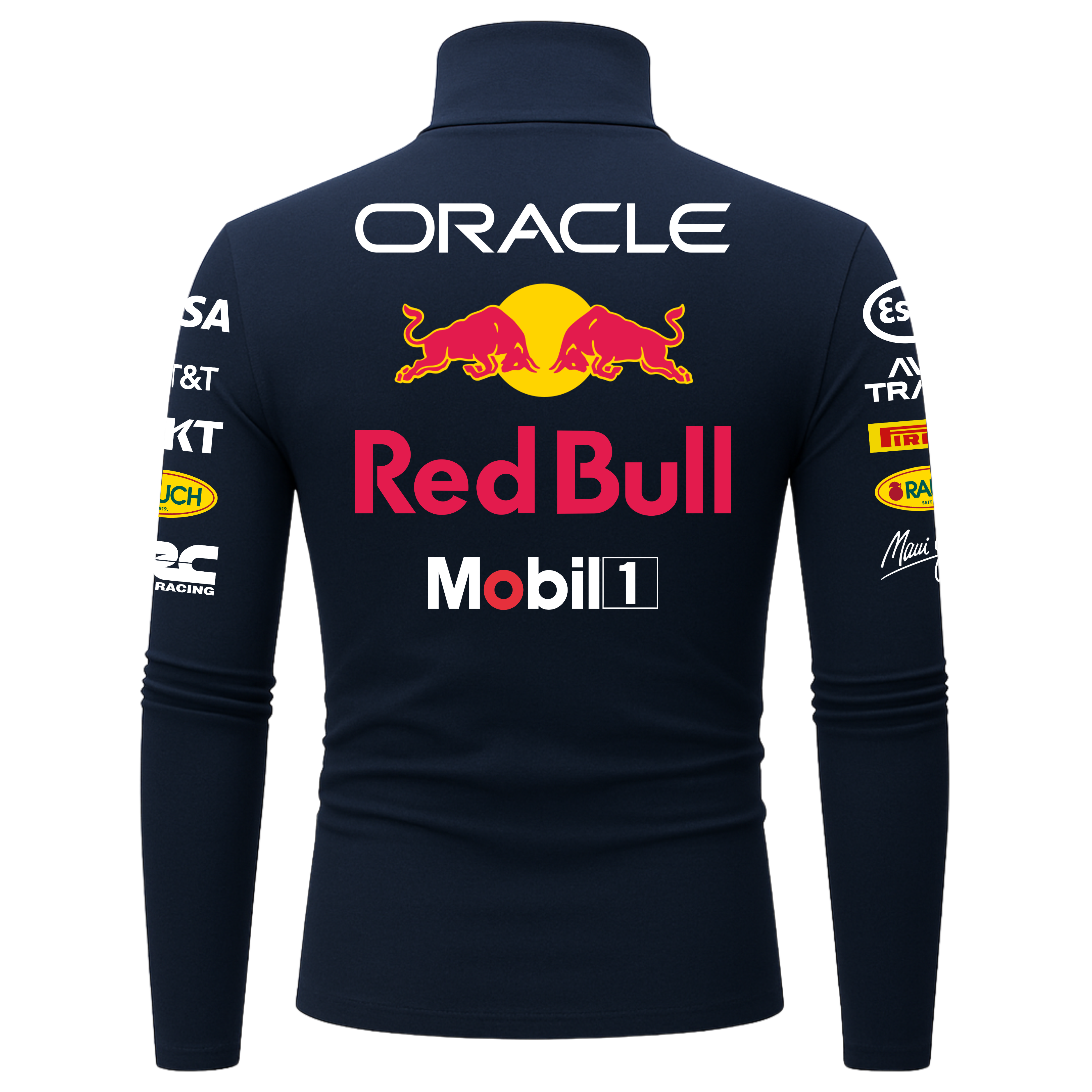 Camiseta Masculina Red Bull Max Verstappen Azul marinho