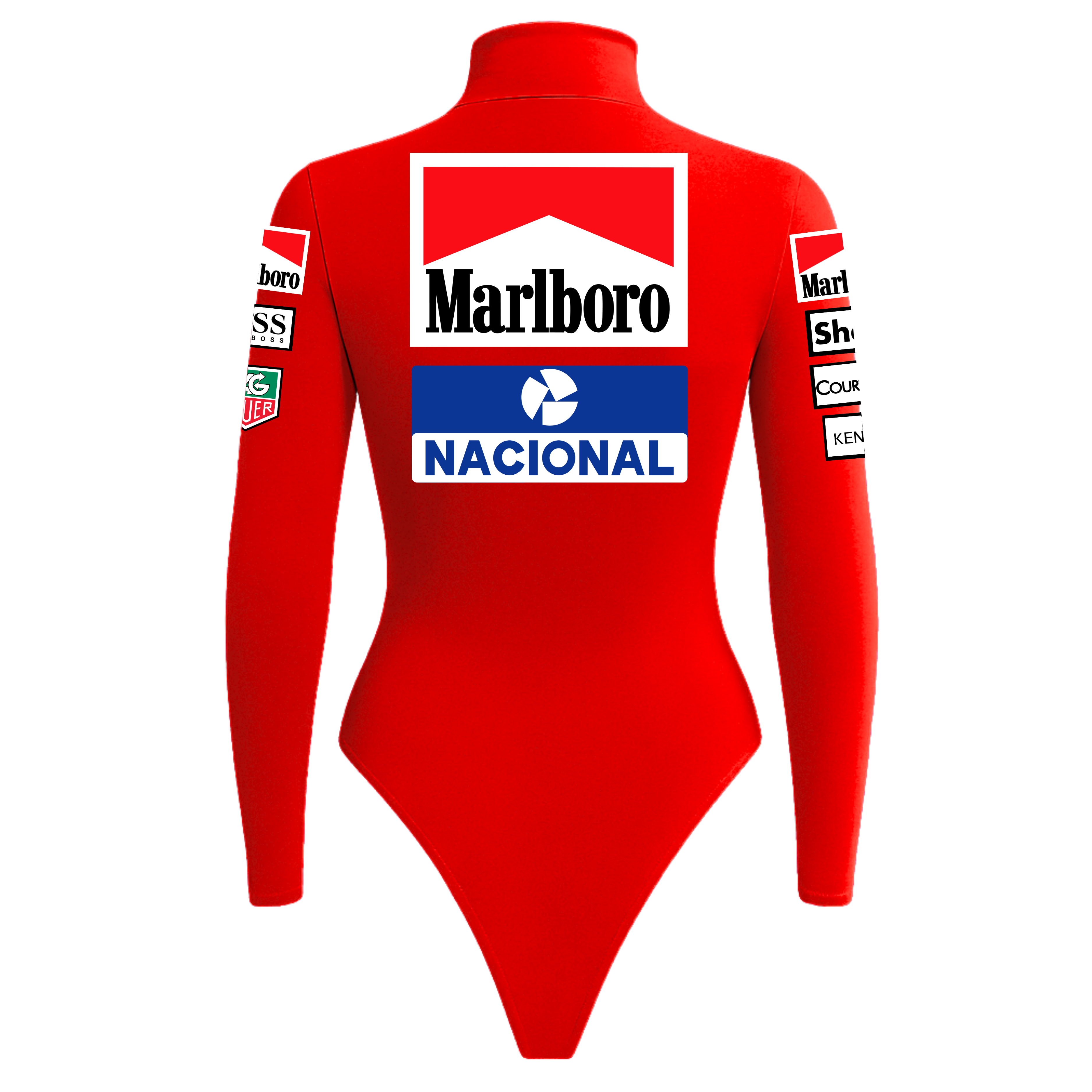 Body Ayrton Senna Vermelho - 1983