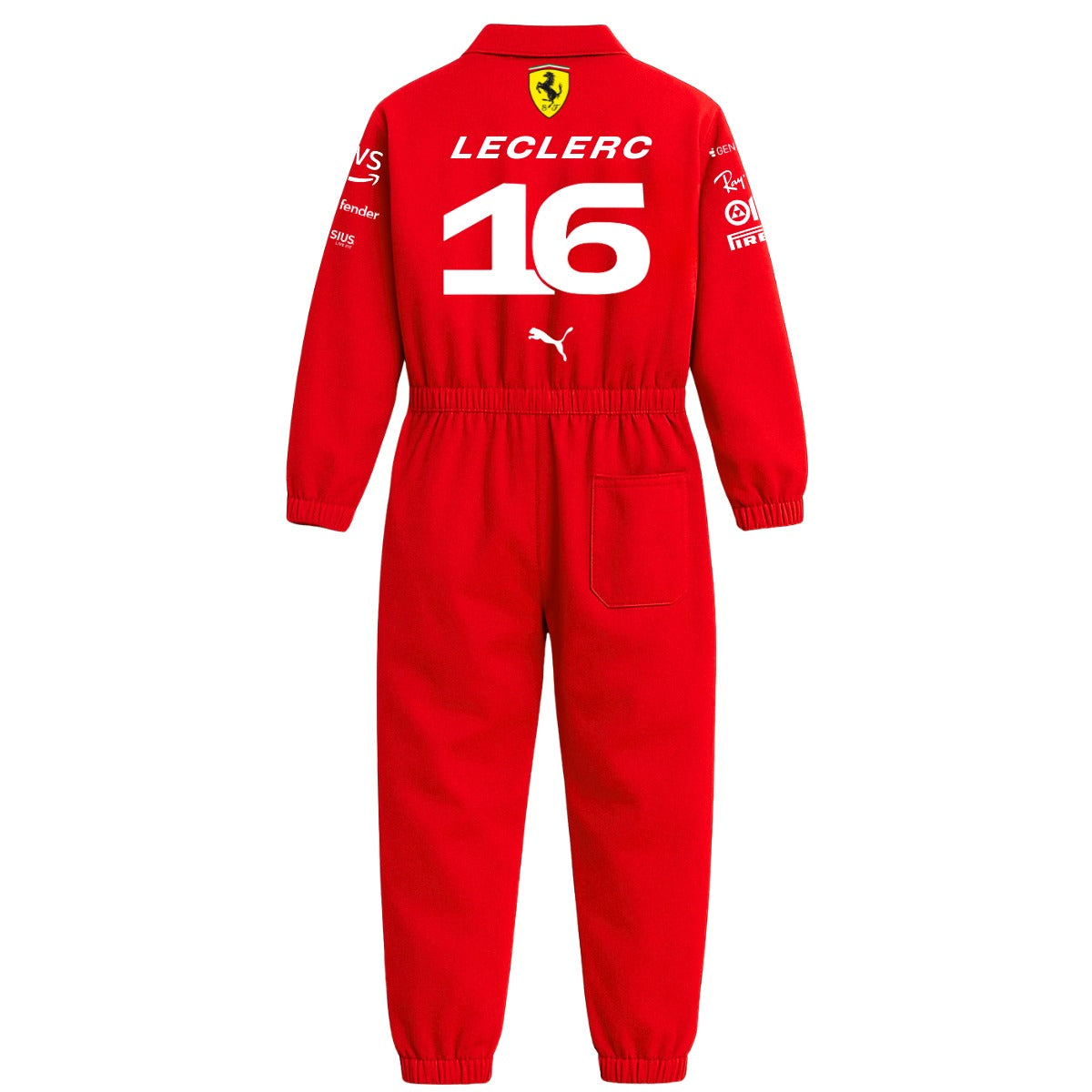 Macacao Oxford Masculino - Ferrari Charles Leclerc