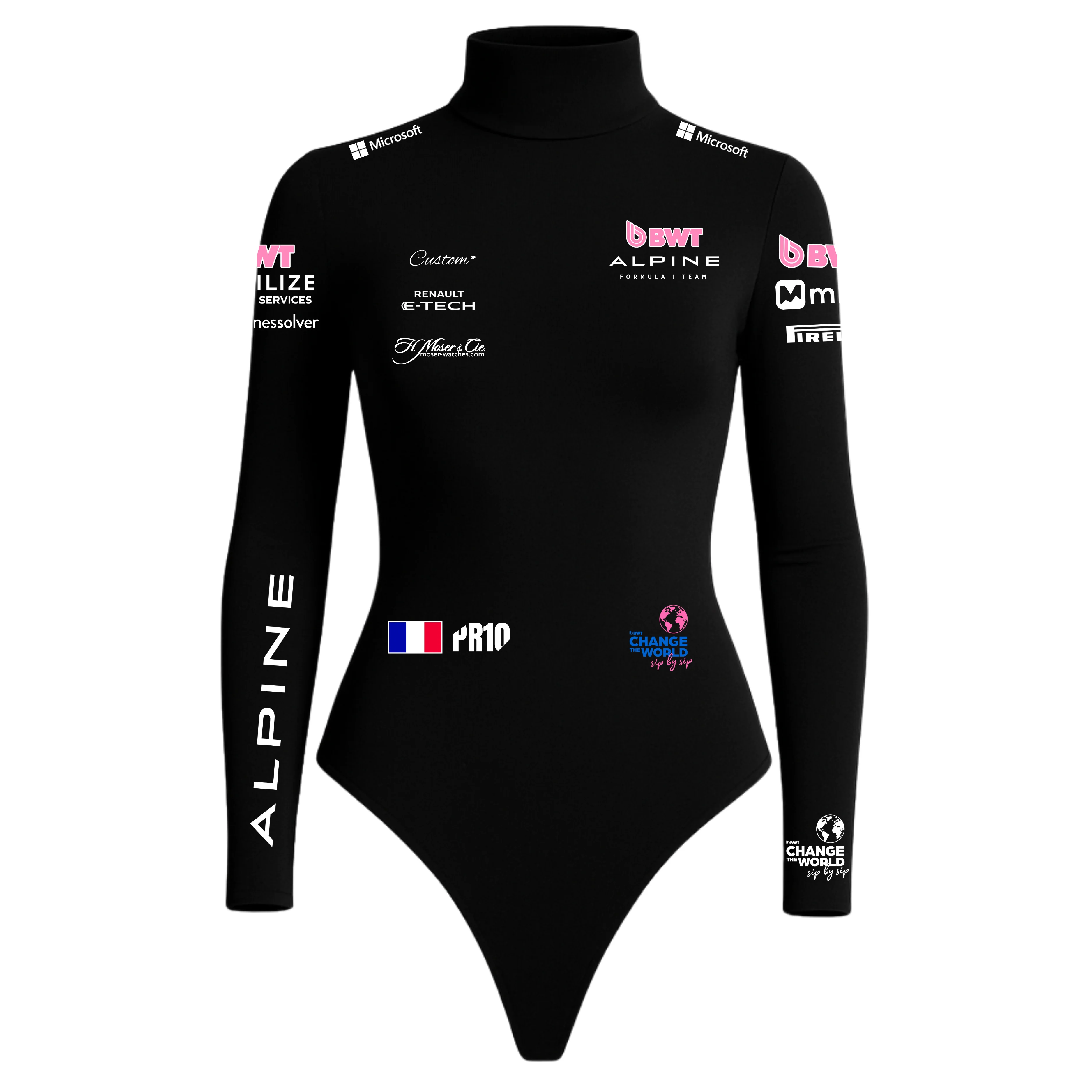 Body Pierre Gasly Alpine Preto - 2025
