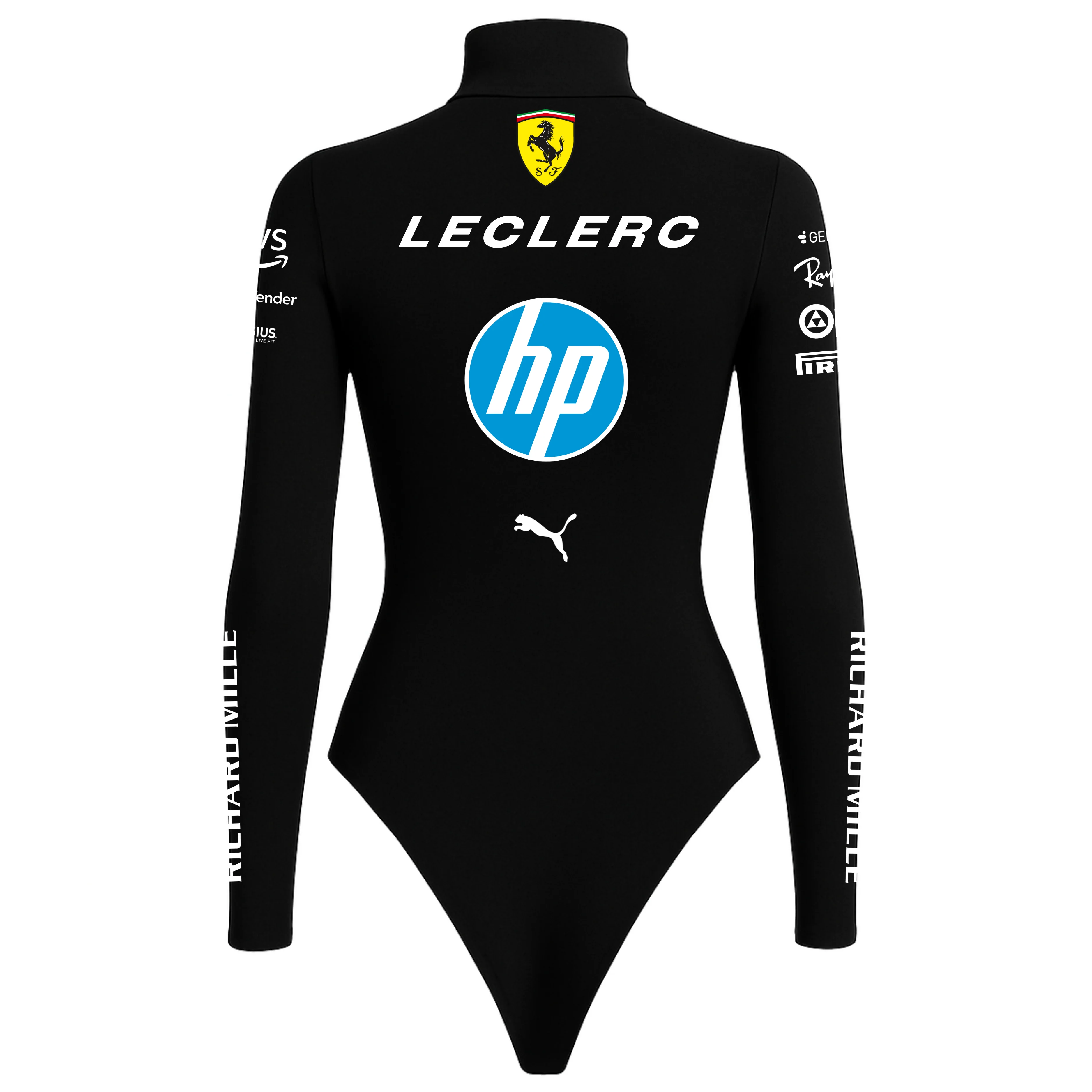 Body Charles Leclerc Ferrari Preto - 2025