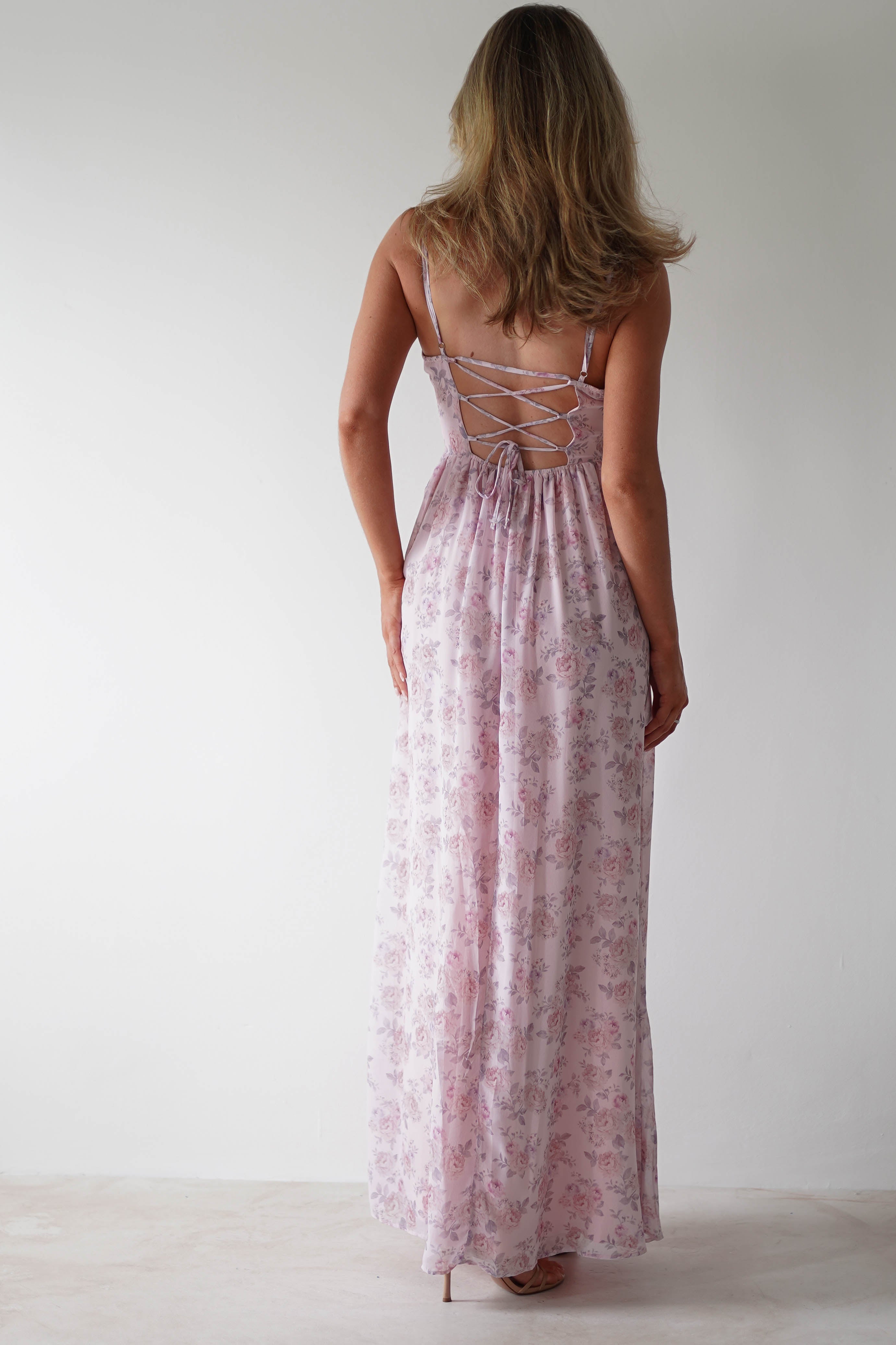 Vestido Floral Remi Rosa